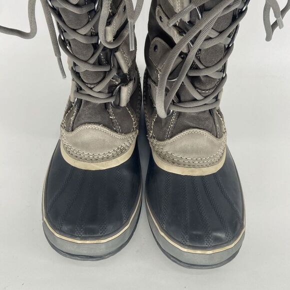 Sorel Joan of Arctic Tan Brown Faux Fur Tall Winter Snow Boot Womens 10 - Picture 4 of 9